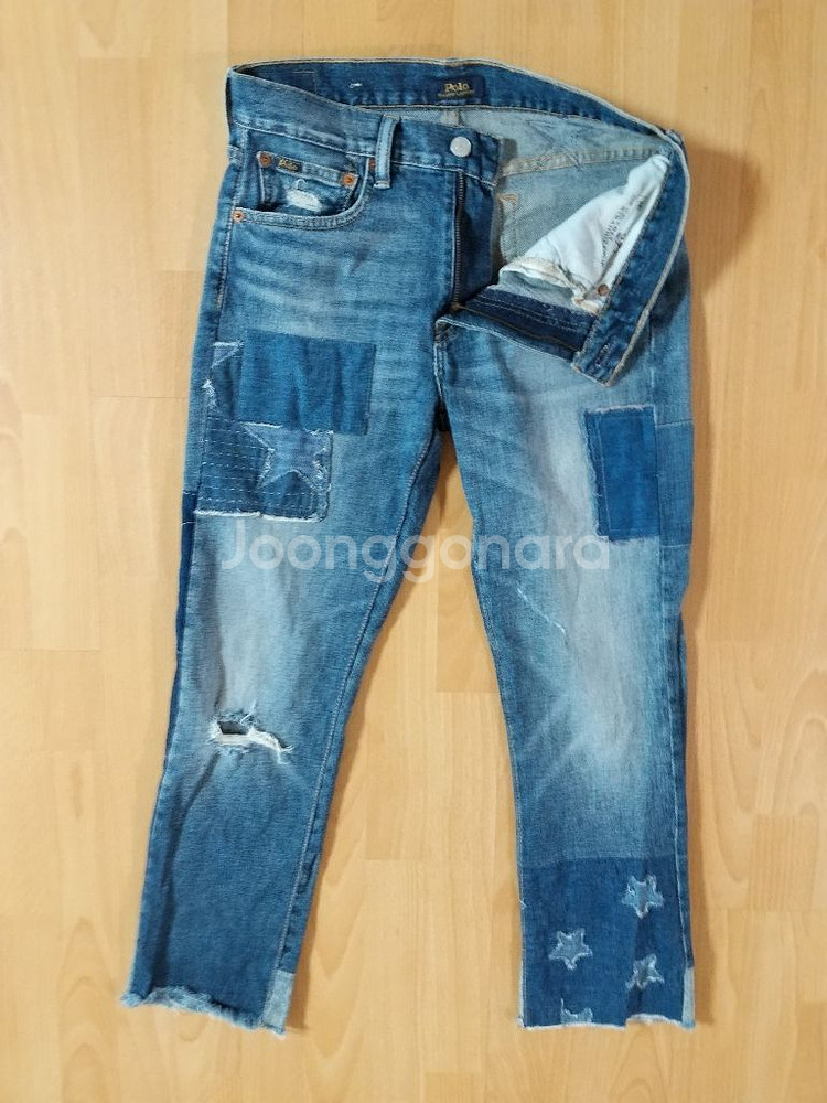 여성 폴로랄프로렌 데님 일자청바지(새상품.스판27)--1