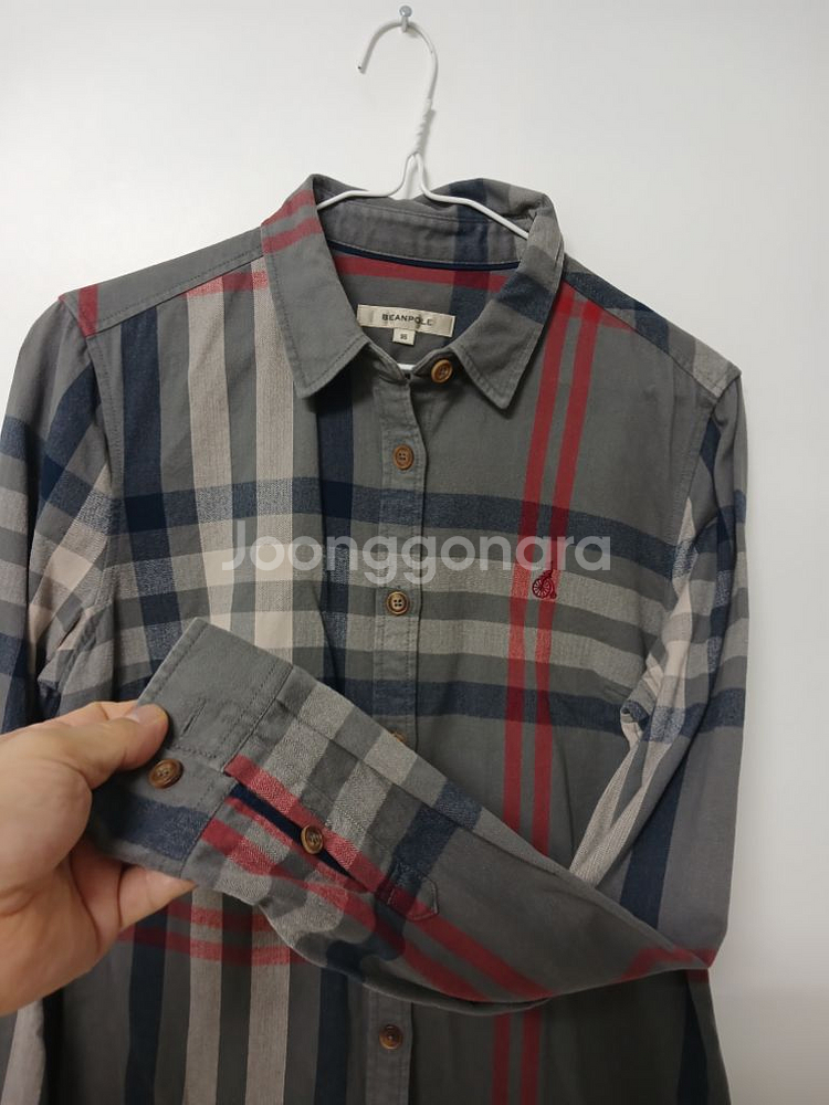 여성 빈폴 봄.가을 겨울 체크셔츠 (95)--4