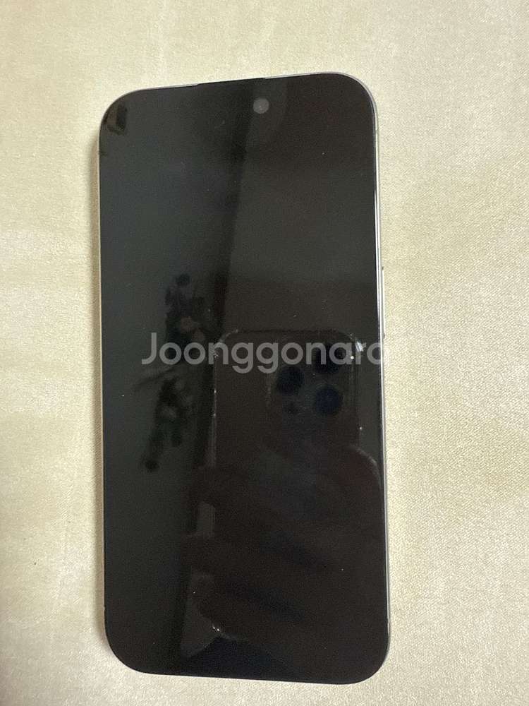 아이폰15pro 128 내추럴 티타늄--1