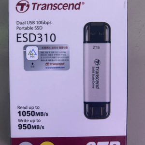 트랜센드 esd310 2TB 미개봉 판매