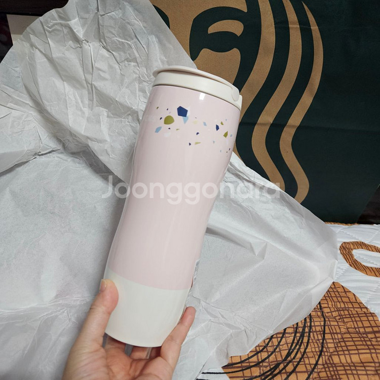 새상품>스타벅스 SS 테라조 콩코드 텀블러 591ml--1