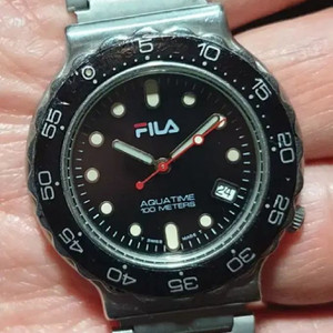 젠츠 FILA (휠라) 아쿠아타임 회전베젤 쿼츠