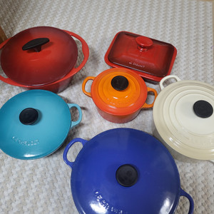 르크루제(le creuset)법랑냄비 일괄