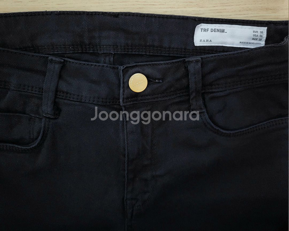 택포)자라 zara trf 스키니진. 블랙진. 자라데님--2