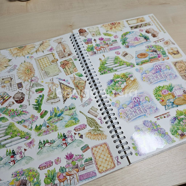 앨리스의 티파티 A4 사이즈 스티커북--1
