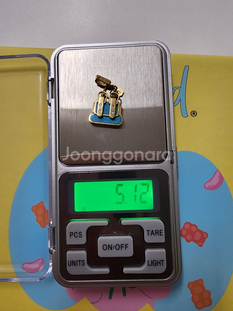 14k 특이한 고리 펜던트--5