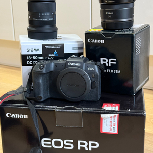 캐논 EOS RP, RF 50.8, 시그마 18-50