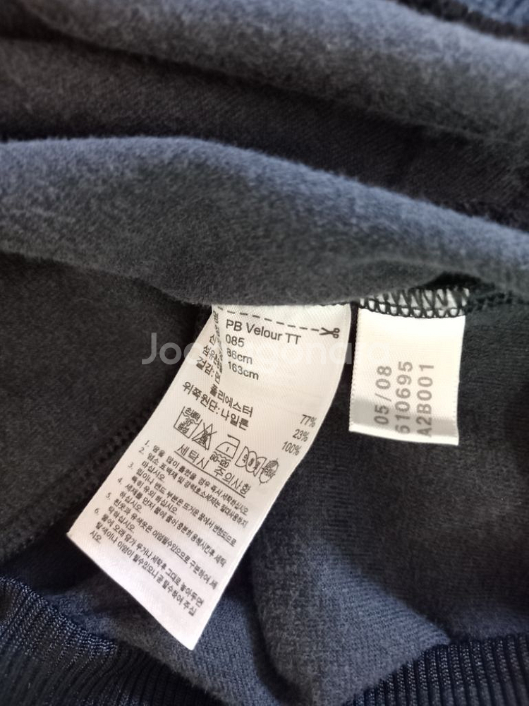 아디다스 희귀 대장급 벨벳 블랙 여자 트랙탑 져지85--4