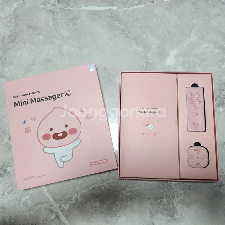 클럭 미니마사지기 리틀어피치 에디션 + 패드 2종--1