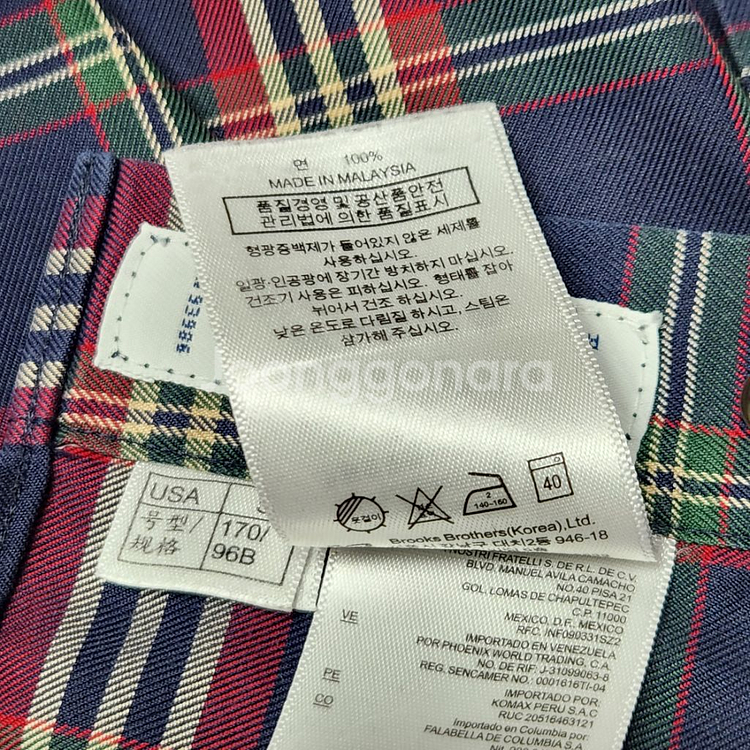 브룩스브라더스 논아이언 셔츠--2