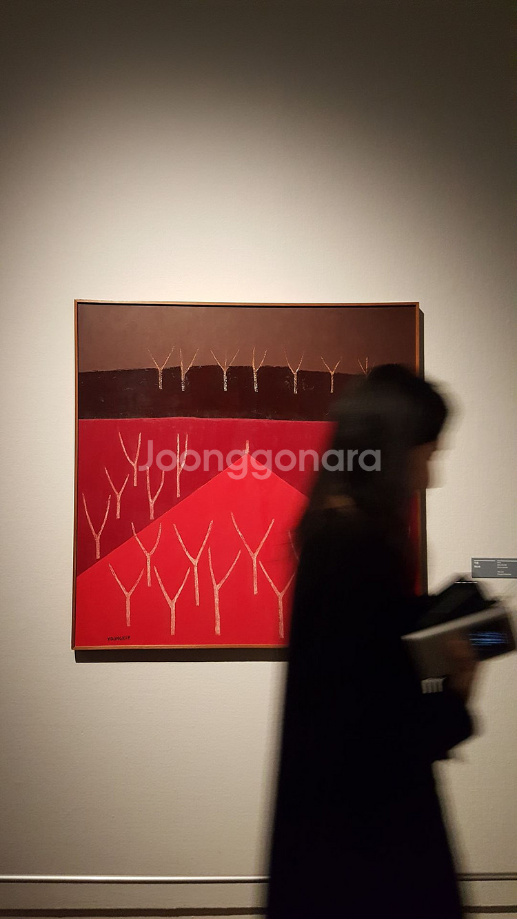 유영국 작가 판화(WORK1,100x100cm)입니다--2