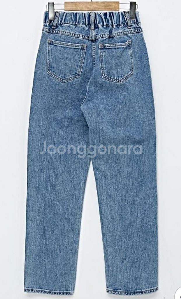 코인코즈 뒷밴딩 일자핏 데님팬츠 XXL--2