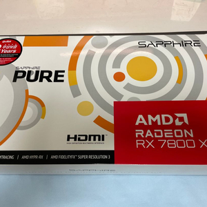 SAPPHIRE 라데온 RX 7800 XT PURE O