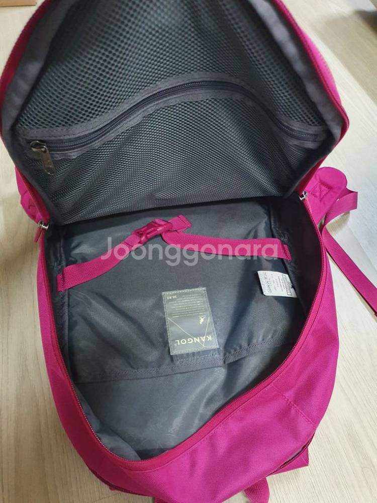 캉골 레이 백팩 핑크 바이올렛 책가방 배낭 노트북 가방--4