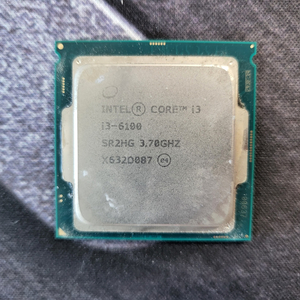 인텔 I3-6세대코어 CPU 6100 3.70GHZ