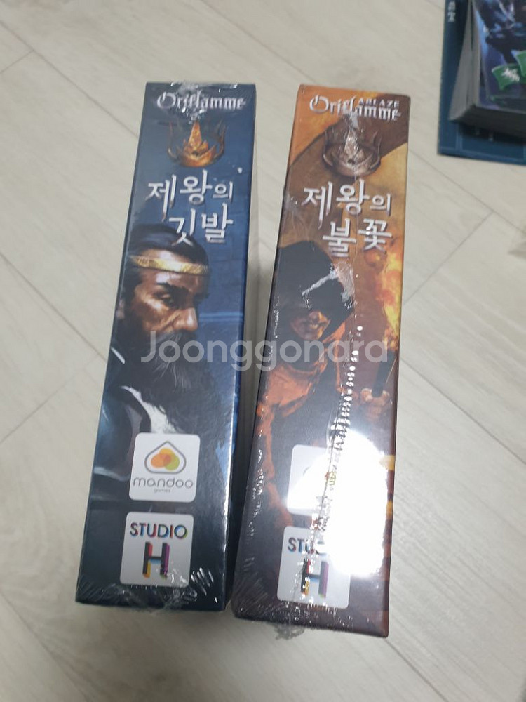 보드게임 제왕의 깃발 제왕의 불꽃 노플 + 슬리브--3