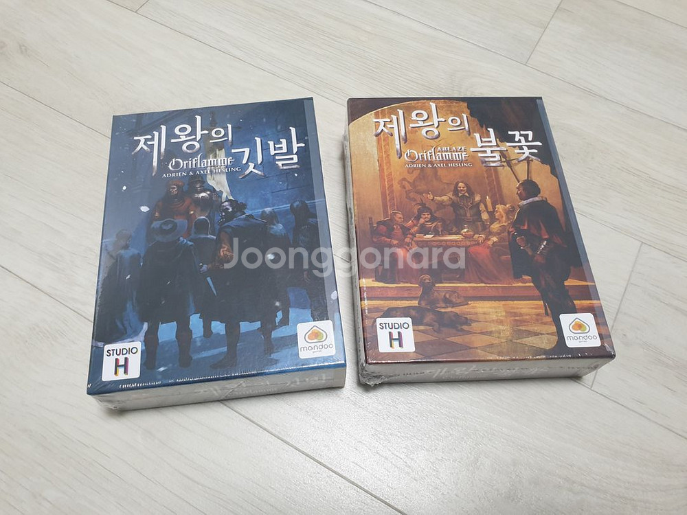 보드게임 제왕의 깃발 제왕의 불꽃 노플 + 슬리브--1