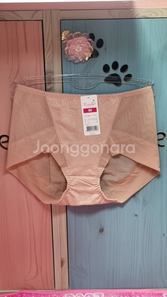 로즈버드비비안 베이지 시스루 노라인팬티 90S--4