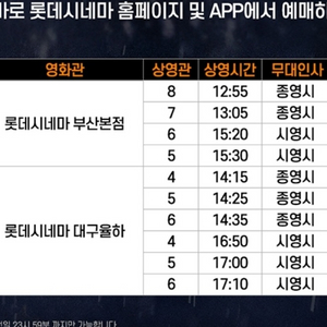 10/6 베테랑2 무인 롯시대구율하 16:50 D열