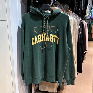 (새상품) CARHARTT 칼하트 공용 그린 로고 후드