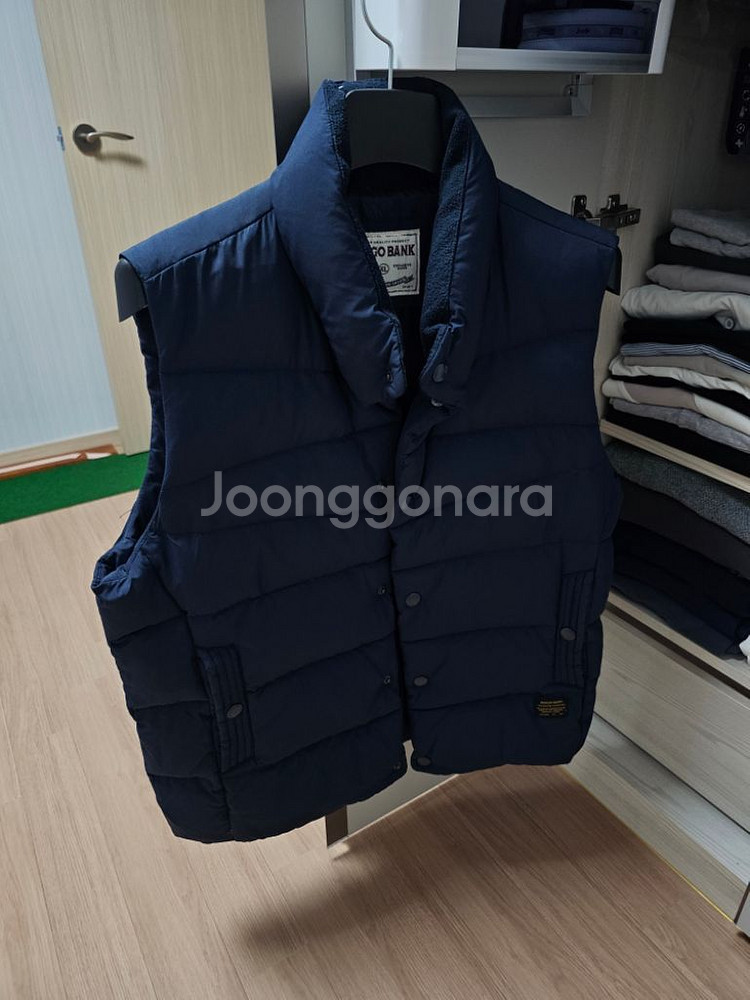인디고뱅크패딩조끼--1