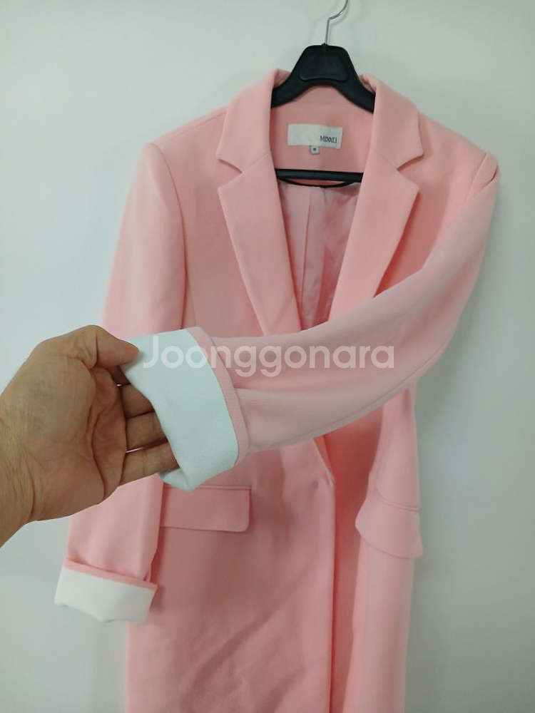 여성 미쏘 봄.가을 간절기 하프코트 (95)--4