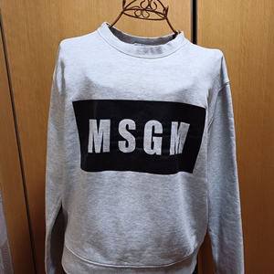 이태리 MSGM 엠에스지엠 여성 맨투맨 기모티 M