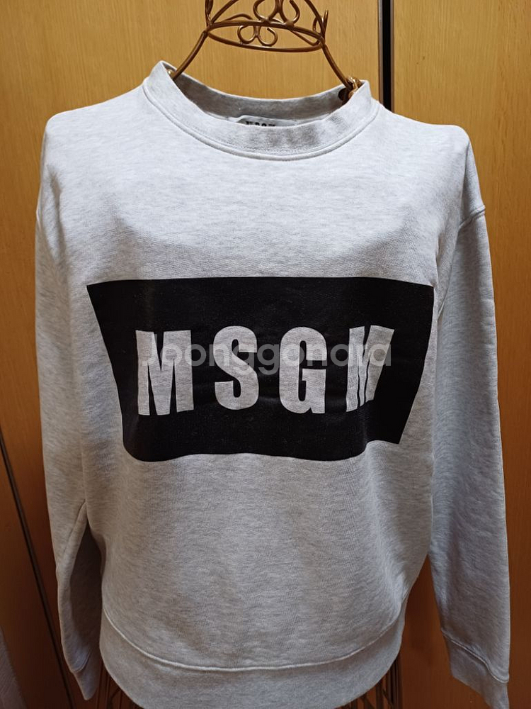 이태리 MSGM 엠에스지엠 여성 맨투맨 기모티 M--1