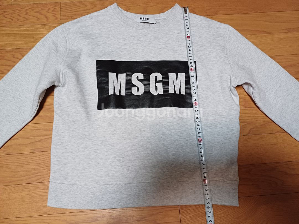이태리 MSGM 엠에스지엠 여성 맨투맨 기모티 M--3