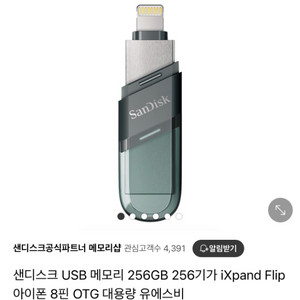 샌디스크 otg 256g usb3.1(8핀)