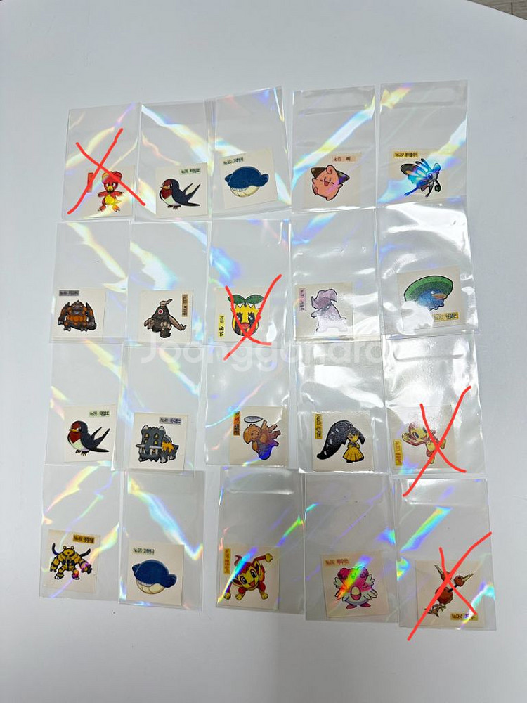 초희귀 포켓몬스터빵 10주년 기념 띠부씰 (2009년,--4