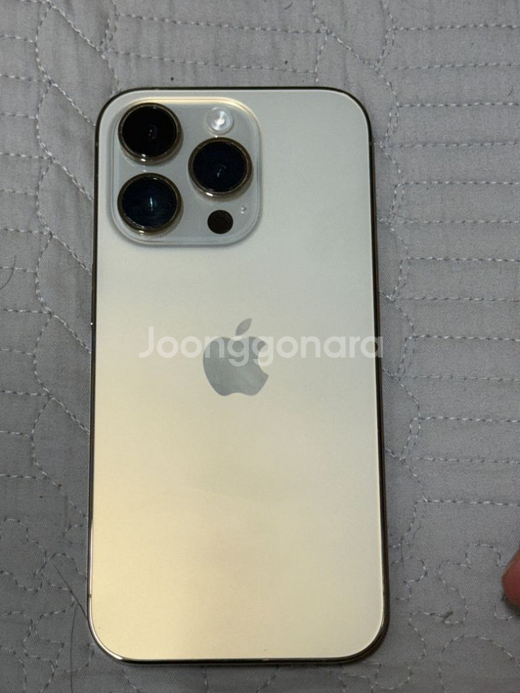 아이폰 14프로 128GB 자급제 골드 중고--1
