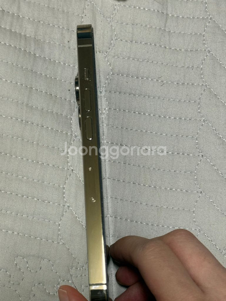 아이폰 14프로 128GB 자급제 골드 중고--6