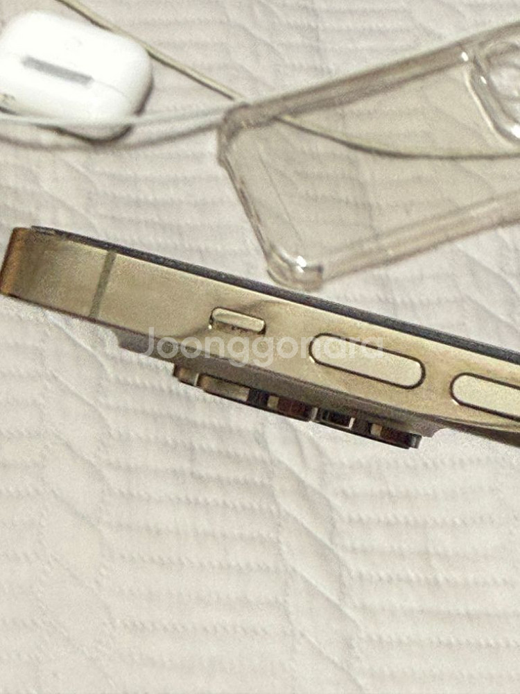 아이폰 14프로 128GB 자급제 골드 중고--4