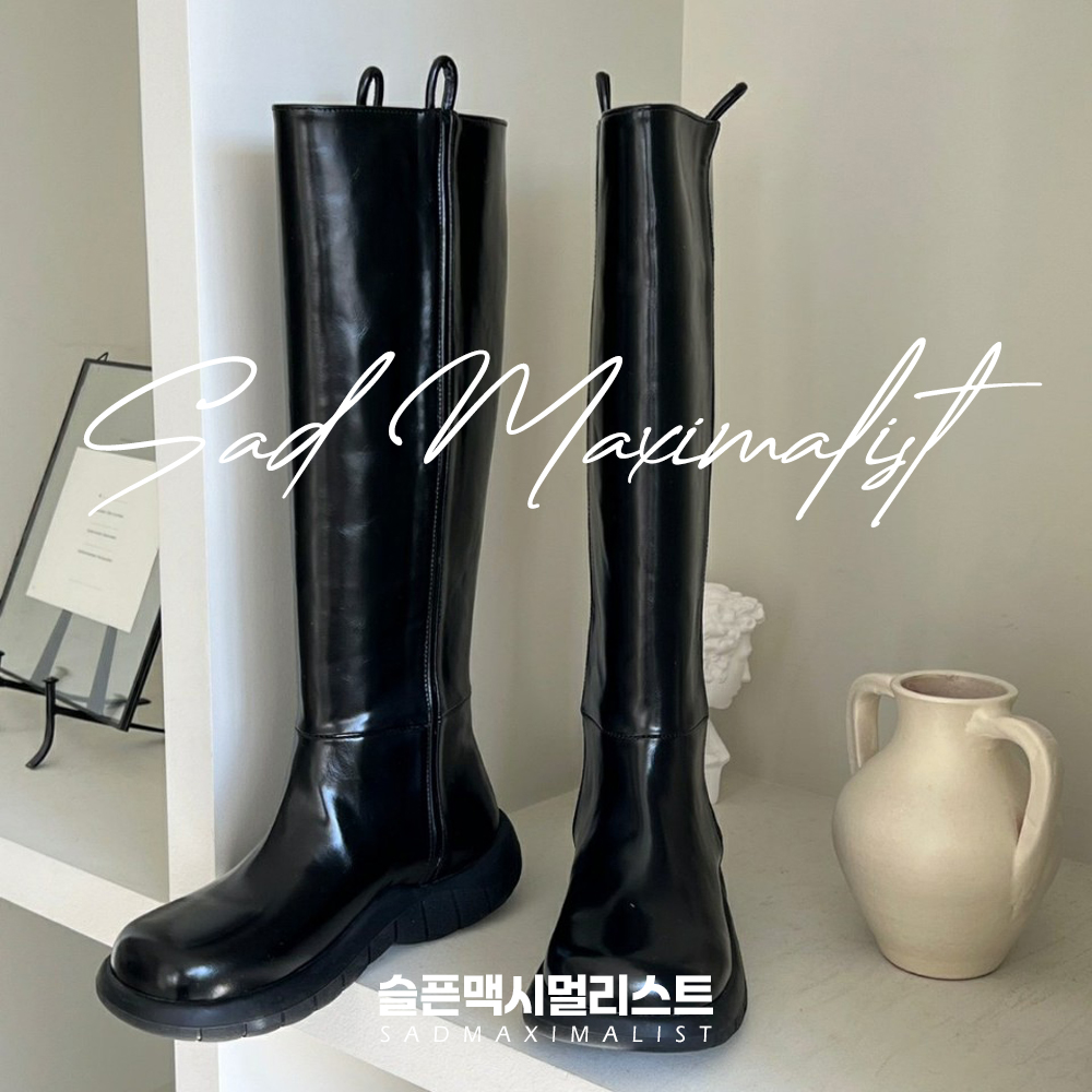 230~250 둥근코 고무창 롱부츠 2컬러_0157