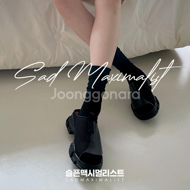 225~250 캔버스 블로퍼 뮬 슬리퍼 2컬러_0158--8