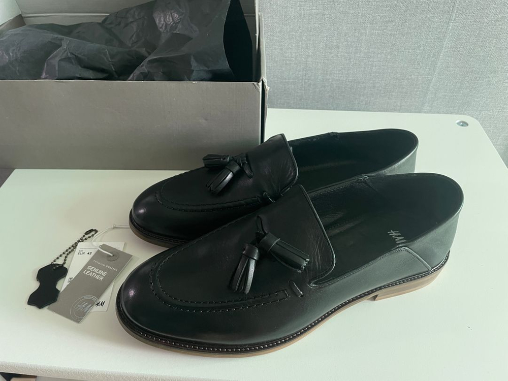 H&M 리얼레더 테슬로퍼 이미지