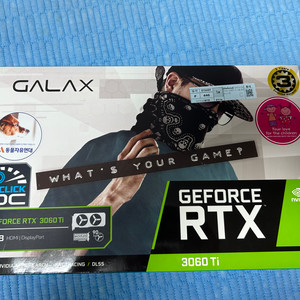 갤럭시 RTX 3060TI LHR 그래픽카드 팝니다