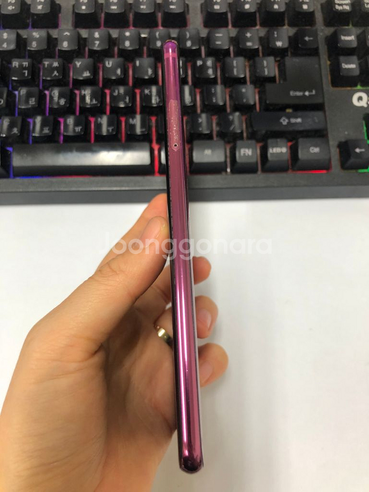 LG V30 라즈베리로즈 64G 약파손 +기능정상--5