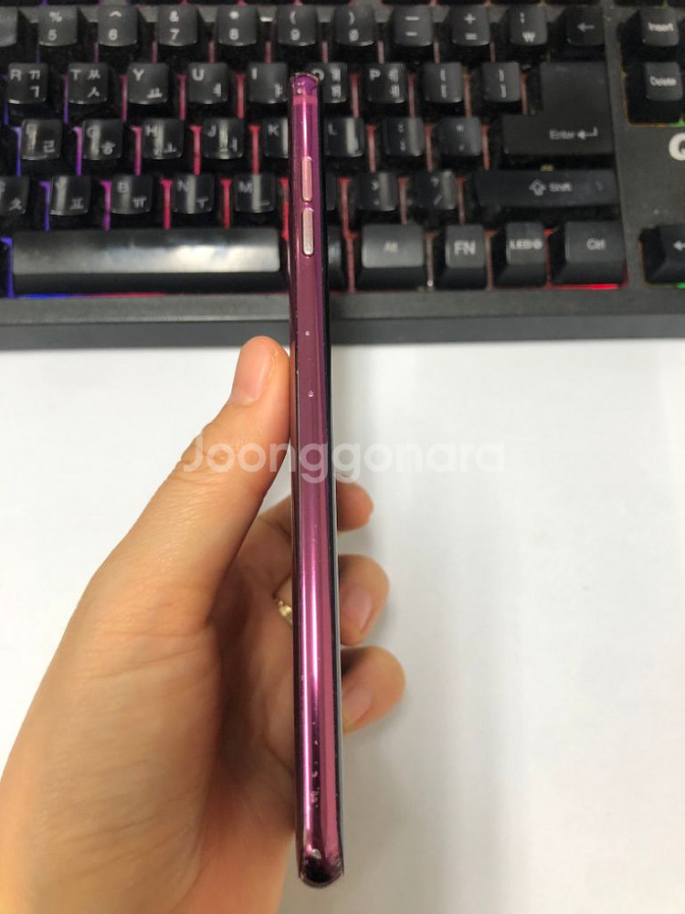 LG V30 라즈베리로즈 64G 약파손 +기능정상--6