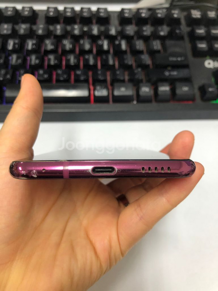LG V30 라즈베리로즈 64G 약파손 +기능정상--7