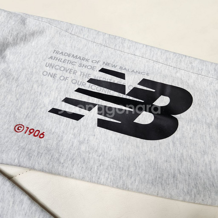정품 뉴발란스 여성 도톰 면 트레이닝 조거 팬츠 70--5