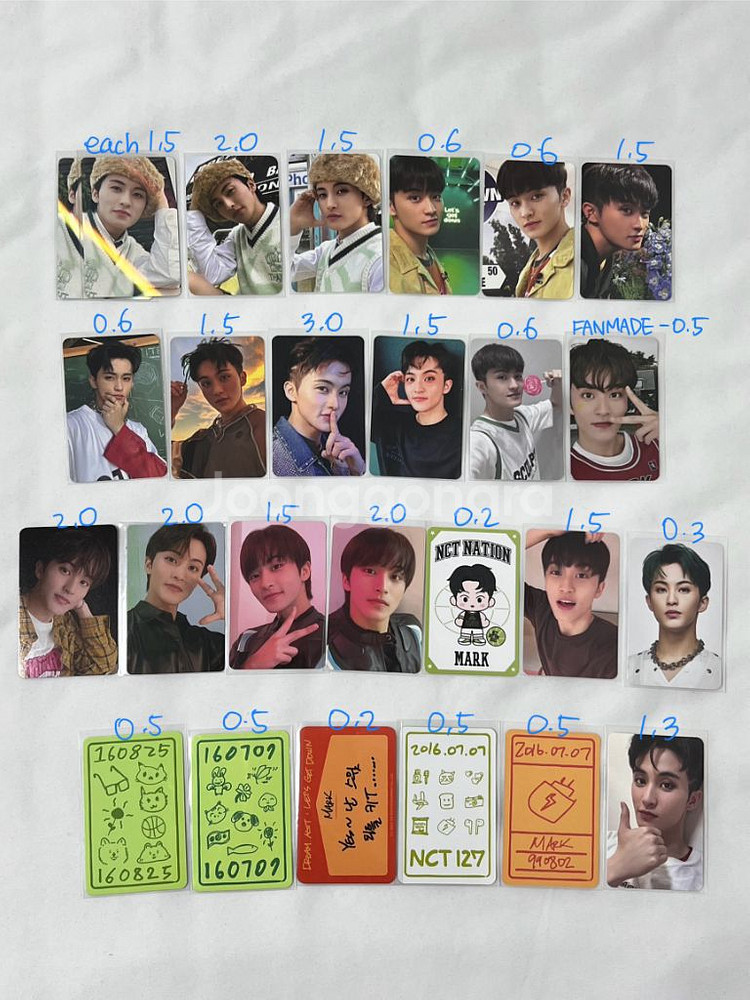 엔시티 마크 포카 포토카드 양도 판매 nct 드림127--4