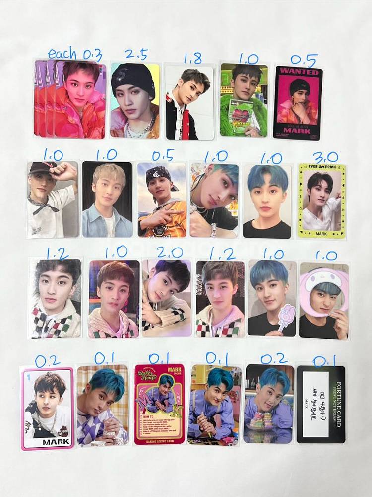 엔시티 마크 포카 포토카드 양도 판매 nct 드림127--7