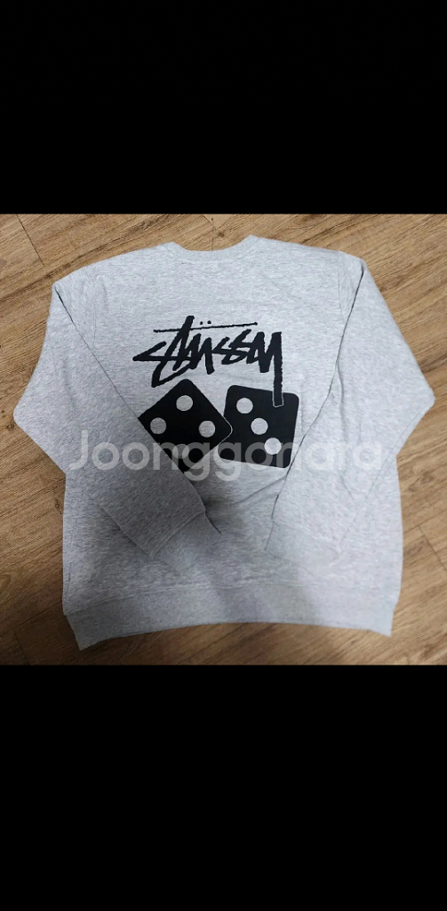 스투시 쭈리면 베이직 그레이 맨투맨 L, XL 팝니다.--5