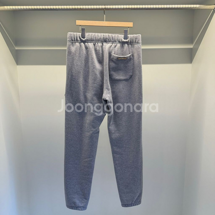 크롬하츠 레더패치 트레이닝 조거팬츠 바지 그레이/s--3