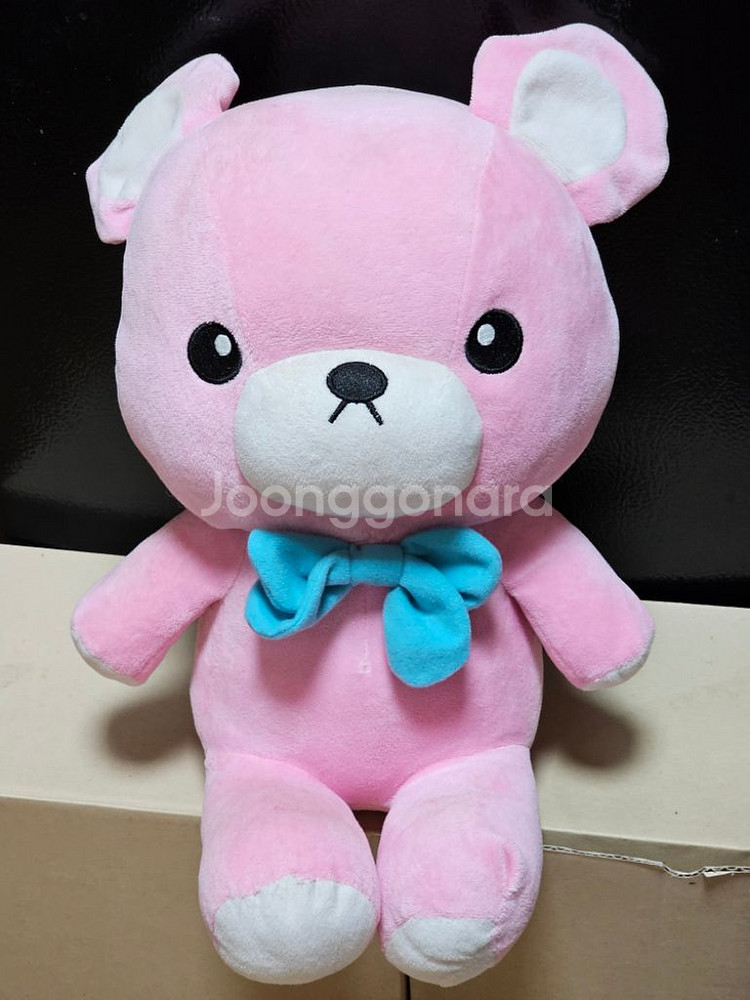 메이플스토리 정품 핑크테디베어 중형 인형 단종--0