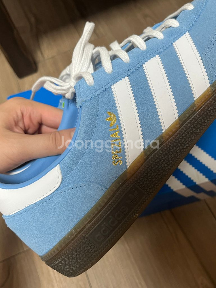 아디다스 스페지알 핸드볼 라이트 블루 275mm--4