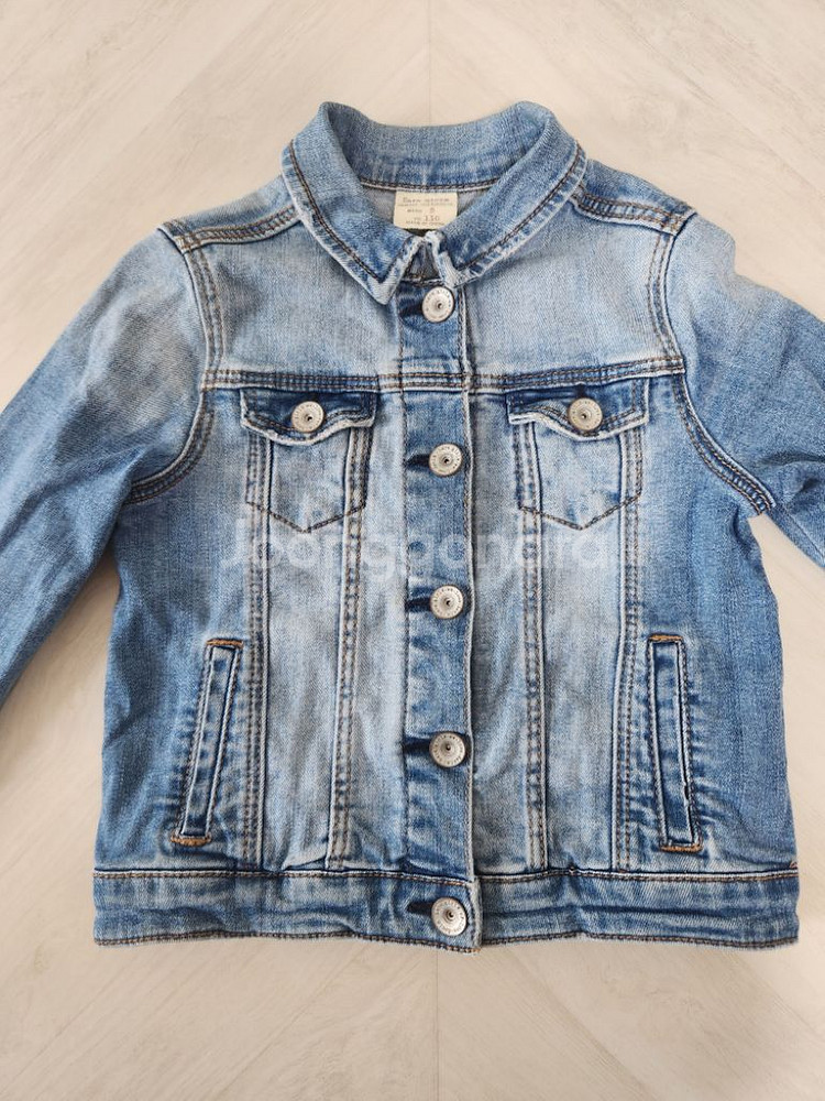 ZARA GIRLS 자라걸스 여아봄가을 빈티지 청자켓--3