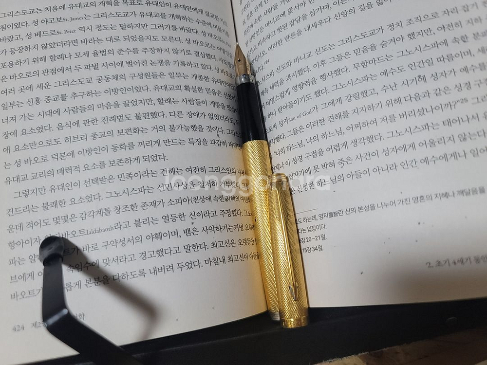 파카75 금장 만년필 - 14k 금닙, 프랑스산, F--4
